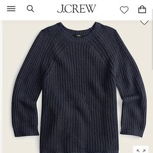 J. Crew Relaxed Linen Beach Sweater